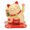 Yellow, variant on M Buder Wealth Welcoming Cat Solar Powered Cute Lucky Fortune Cat with Waving Arm for Home Office Car Dashboard Desk Decoration Figurine Ornament (White Variant 2.6x2.8x3.1 inches / 6.5x7x8 cm)