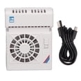 thumbnail image 1 of Cell Phone Cooler Cooling Fan Variable Frequency S5 Semiconductor Mobile Phone Radiator for Playing Games Watching Videos White, 1 of 14