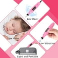 thumbnail image 5 of Electric Nail Drill Manicure Pedicure Care Set, Mini Nail Drill Kit System for Buffing Grooming and Polishing of Nails at Home,Pink, 5 of 9