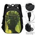 thumbnail image 3 of Disketp Screaming Horror Art Mochila de Viaje Estampada para Laptop con Puerto de Carga USB, Mochila Impermeable para Computadora – Regalo para Hombres y Mujeres, 3 of 7