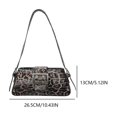 thumbnail image 2 of Bolso de mano con solapa para mujer, con estampado de leopardo, a la moda, para viajes al aire libre, 2 of 6