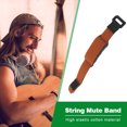 thumbnail image 2 of Guitar Strings Noise Damper Muter Wraps Easy To Use Guitar Mute Strap Stringed Instruments Accessories for Bass Ukulele, 2 of 5