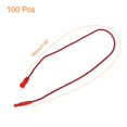 thumbnail image 2 of 100Pcs Tag Strings - Tear-Resistant Clothes Tag Ropes with Fastener Hook, Durable Cotton & Plastic Material, Easy Locking for Clothing, Accessories, Jewelry, DIY Projects, Boutique Makeup Organizers, 2 of 4