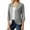 Gray, variant on Pntutb Womens Long Sleeve T-Shirt Autumn Open Front Outerwear Solid Blouse Coat Tops Cardigan Gray XXL