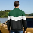 thumbnail image 6 of Men's Bomber Jacket Lightweight Casual Zipper Coat with Pockets Ideal for Camping, Hiking, 6 of 8