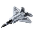 thumbnail image 2 of RC Airplane 2.4GHz RC Plane Gliding F22 Modelo de avión EPP Juguetes de vuelo para adultos Niños Abanopi Gris/2 baterías, 2 of 7