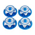 thumbnail image 1 of 4pcs Wear-resistant Hex Wheel Nut Cover Adjustable Center Caps Hubcap Sleeve Wrench Threaded Tyre Rim Good Sealing 1:8 Off-road RC Car Blue, 1 of 5