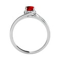 thumbnail image 2 of AoneJewelry 1.40 Carat Garnet and Diamond Ring In Solid Rose, White & Yellow Gold, 2 of 5