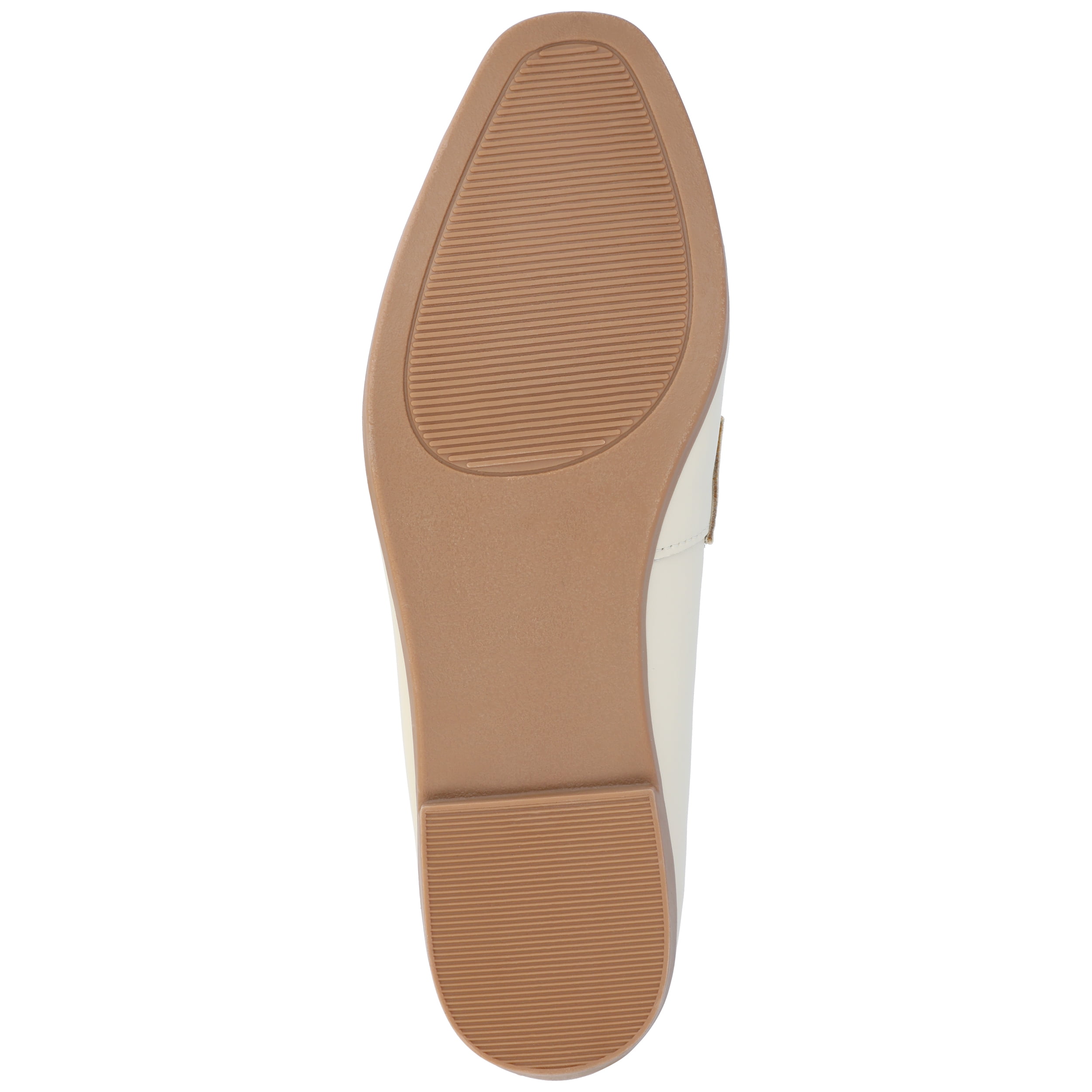 Journee Womens Myeesha Loafer Slip On Square Toe Dress Flats