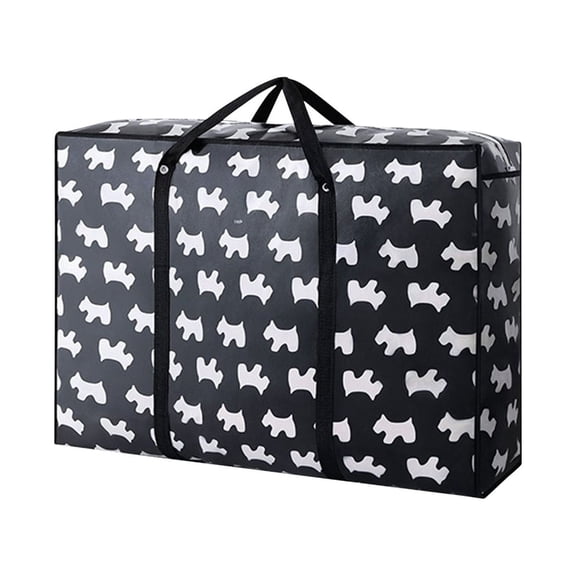 Boovnll Travel Bag, 55L Large Capacity Storage Bags with Reinforced Handles & Zipper Duffle Bag for Travel Comforters, Blankets, Clothes Organizer, Storage and Organization