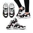thumbnail image 1 of Zapatillas deportivas informales para mujer, zapatos planos con cordones y estampado de telaraña de bruja de Halloween a la moda, zapatos de malla transpirable, 1 of 6