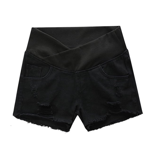 Pantalones cortos para embarazadas, ropa exterior de verano, pantalones cortos de mezclilla de cintura baja, pantalones sueltos de verano y primavera para embarazadas