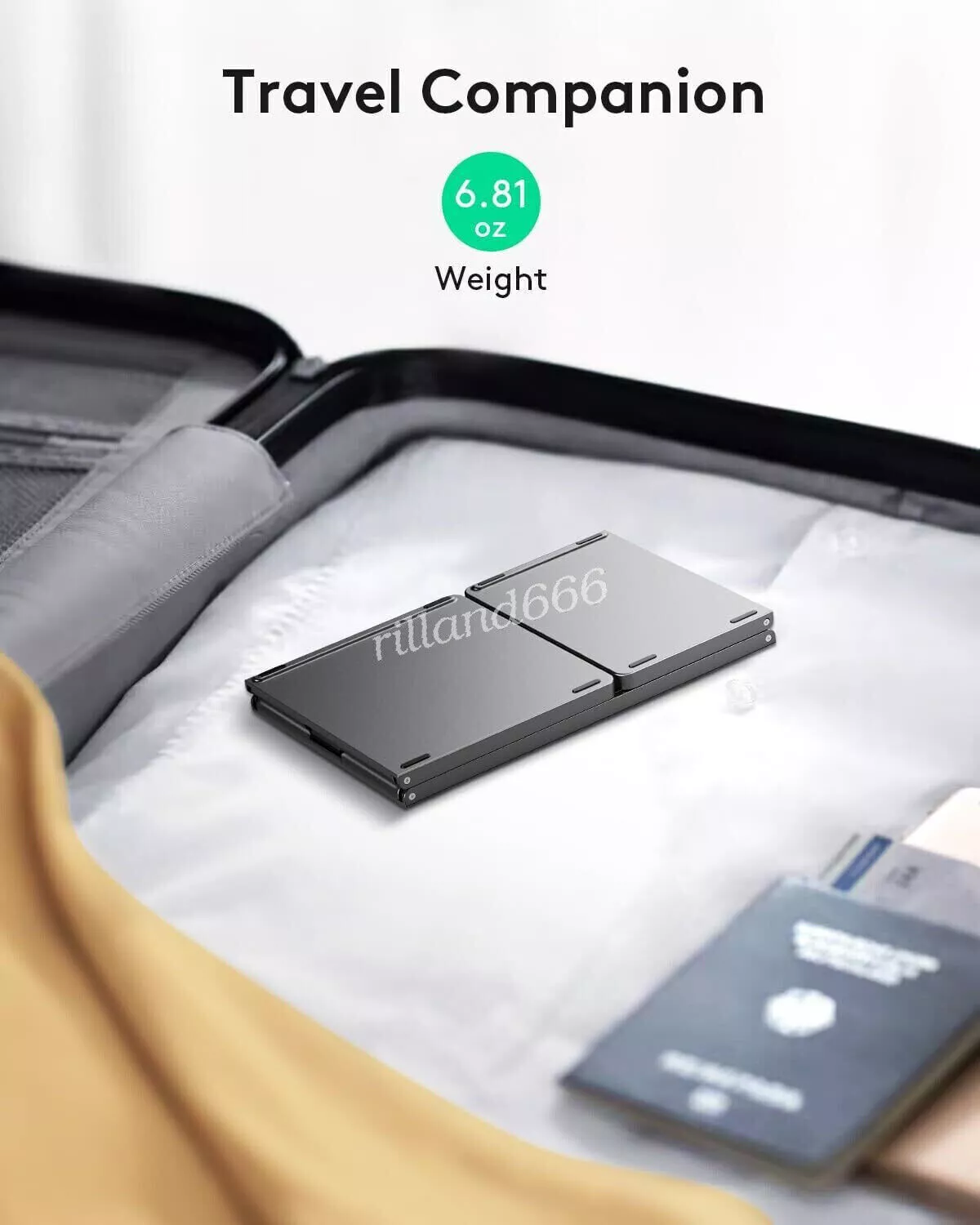 Mini Folding Wireless Bluetooth Keyboard With Touchpad for Laptop Tablet Phone