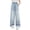 Blue, variant on Otqutp Girls Baggy Jeans Elastic Wasit Wide Leg Denim Pants Cute Y2K Stretchy Jeans Kids Preppy Trendy Clothes Plus Size Joggers