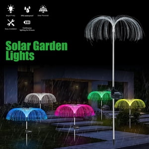 MesaSe Solar Garden Lights Jellyfish Light Outdoor Color Change Solar Flowers Garden Lightes Waterproof Solar Jelryfish lumière pour Patio Garden