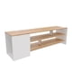 thumbnail image 3 of Mesa TV Mundi, Atlas del Descanso, hasta 65" color Blanco con roble, 3 of 7