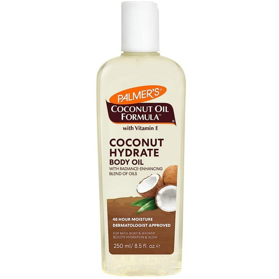 Palmer'S Coconut Oil Formula Body Oil, Body Moisturizer with Green Coffee Extract, Bath Oil for Dry Skin, 8.5 Ounces (Pour Cap)