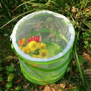 -Up Insect and Butterfly Habitat Cage Terrarium Clear Mesh Enclosure, See Through Easier