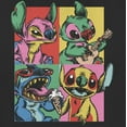 thumbnail image 2 of Women's Lilo & Stitch Retro Panel Graphic Tee Black Small, 2 of 4