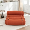 thumbnail image 2 of Sofá de piso ajustable, Corduroy lazy sofá con correas ajustables para configuraciones versátiles, 2 of 5