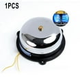 thumbnail image 1 of Durable Electric Bell 2/3/4/6 Inch High Decibel Alarm Percussion Disc Silver, 1 of 4