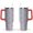 Red-8, variant on 40oz Colorful Red Crab Stainless Steel Flip Straw Tumbler Spill Proof Travel Cup Double Wall Vacuum Insulated Coffee Mug with Top Handle