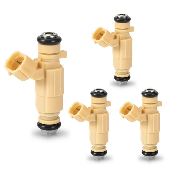 Set of 4 ISA Fuel Injectors for 2001-2007 Hyundai Elantra 2003-2008 Tiburon 2004-2007 Kia Spectra Replacement for FJ493