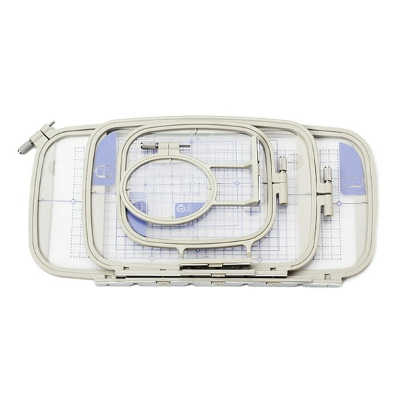 4 Pcs Embroidery Machine Hoop Embroidery Frame Adjustable Embroidery Hoop for PE780D PC6500 PC8500 PE770 PE700 PC8200