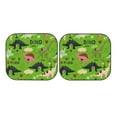 thumbnail image 7 of Disketp 2 Piece Cute Dinosaurs Pattern Windshield Sunshades,Folding Windshield Sun Shade For Car Suv Trucks Sedan,Blocks Uv Rays Sun Visor Protector-Small, 7 of 7