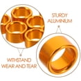 thumbnail image 3 of FENGGUIQU 10Ud Anillos De Aluminio Para Pies De Color Dorado Identificación Fácil, 3 of 6