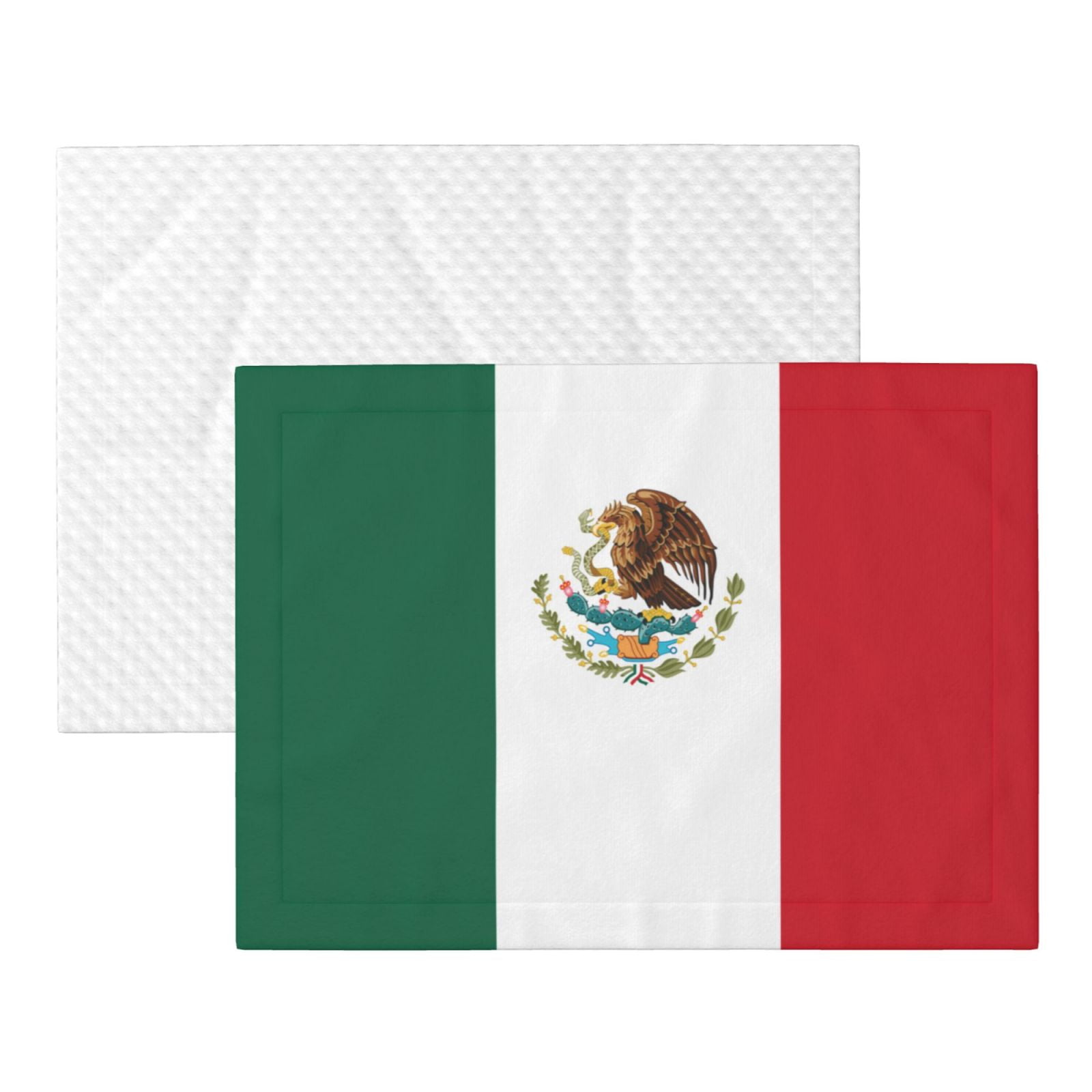 Flag-Of-Mexico Dog Blanket Soft Warm Flannel Cat Blanket Great Pet Throw for Cats Puppy Small Medium Large Dog