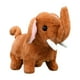 thumbnail image 2 of Peluche de elefante eléctrico para caminar, funciona a pilas, para niños pequeños, realista, con función de sonido y suave compañero de juego interactivo independiente., 2 of 6