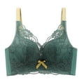 thumbnail image 2 of Women's Plus Size Wireless Bra, Adjustable Breathable Lace Thin Cup Seamless Full Coverage Comfort Support for Everyday Wear, 2 of 5