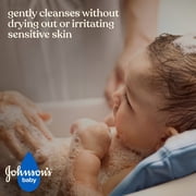 Johnson's Sensitive Care Baby Wash & Shampoo, Light Scent, 13.6 fl. oz