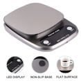 thumbnail image 3 of 1PC 10kg/1g Rechargeable Kitchen Scale Stainless Steel Accuracy LCD Display Digital Scale Measurement Tool (Grey), 3 of 9