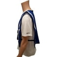 thumbnail image 2 of Soft Mesh Royal Blue Vests with Reflective Silver Stripes Standard Large Size, 2 of 4