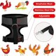thumbnail image 2 of BRILLAR Arnés de pollo ajustable con correa, chaleco para gallina cómodo y transpirable para ganso pato de 1-5kg (negro), 2 of 3