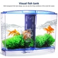 thumbnail image 5 of 1 Set of Plastic Fish Tank Plastic Desktop Aquarium Artificial Plants Kit, 5 of 5