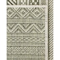 thumbnail image 6 of Unique Loom Outdoor Striped Collection Area Rug - Maia (6' x 9' Rectangle Green/Ivory), 6 of 6