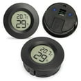 thumbnail image 2 of Luxtrada 4/1pcs Hygrometer Thermometer Mini LCD Digital Thermometer Hygrometer Indoor Outdoor Temperature Humidity Meter Detector Round Tester, 2 of 8