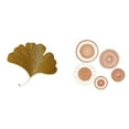 thumbnail image 1 of Esculturas de pared de hojas,Esculturas de pared de hierro forjado con hojas de ginkgo,Manualidades de pared,Decoración para colgar en la pared,ratán artesanal tejido,Juego de decoración de, 1 of 8
