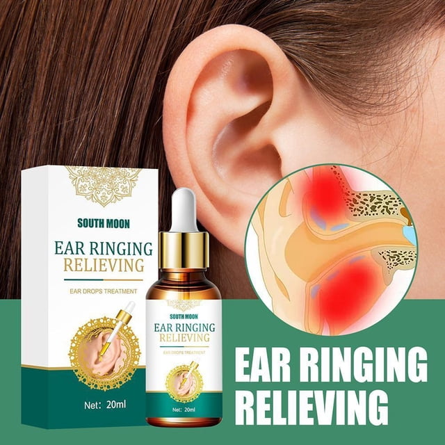 Medicina herbaria de la sordera del dolor del tinnitus del oído de las gotas de la otitis del oído 20ml Ygjytge Cuidado Belleza