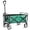 Green, variant on Collapsible Folding Garden Outdoor Park Utility Wagon Picnic Camping Cart 5“ Solid Rubber Wheels