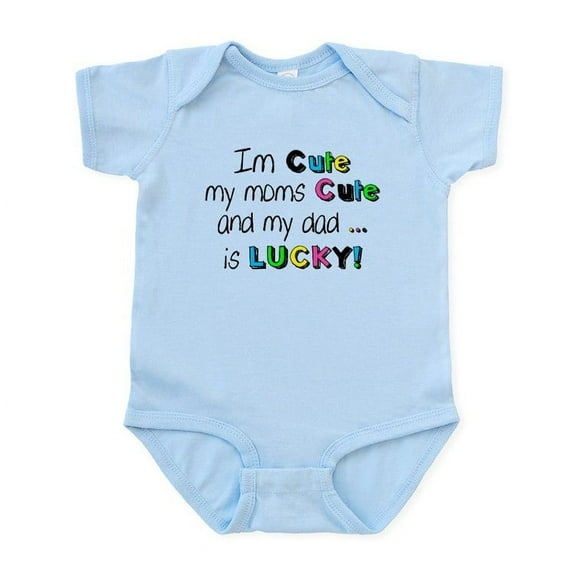CafePress - Im Cute... Infant Bodysuit - Baby Light Bodysuit, Size Newborn - 24 Months