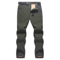thumbnail image 1 of Eigraketly Pantalón de invierno de poliéster Elegante Unisex Senderismo Viajar Montañismo Térmico Impermeable Pantalones a prueba de viento Escalada Verde SG, 1 of 6