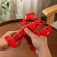 thumbnail image 4 of Realistic Lobster Squishy Squeeze Sensory Fidget Item, Soft Rubber Inspired Novelty Sea Creature Desk Companion For Home School Travel, Party Favor, Birthday Holiday Gift For Adults And Teens, 4 of 5