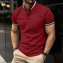 Awdenio Mens Shirts Casual Short Sleeve Cotton T Shirts Classic Fit Golf Shirts for Men
