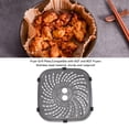 thumbnail image 3 of Compatible Con Freyers De Aire 6QT 8QT, Bandeja De Freidora De Acero Inoxidable De Compatibilidad Amplia, Reemplazo De Placa De Parrilla De Calentamiento Para Pizza De Vegetales, 3 of 7