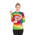 thumbnail image 3 of DARESAY Tie Dye Style Long Sleeve T-Shirt Men Women - Fun, Multi Color Tops, 3 of 6