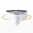 thumbnail image 4 of zeranth Men Briefs Wide Waistband Mid-rise Modal Panties Breathable 3D Cutting Quick-Drying Seamless Design Underwear, 4 of 7